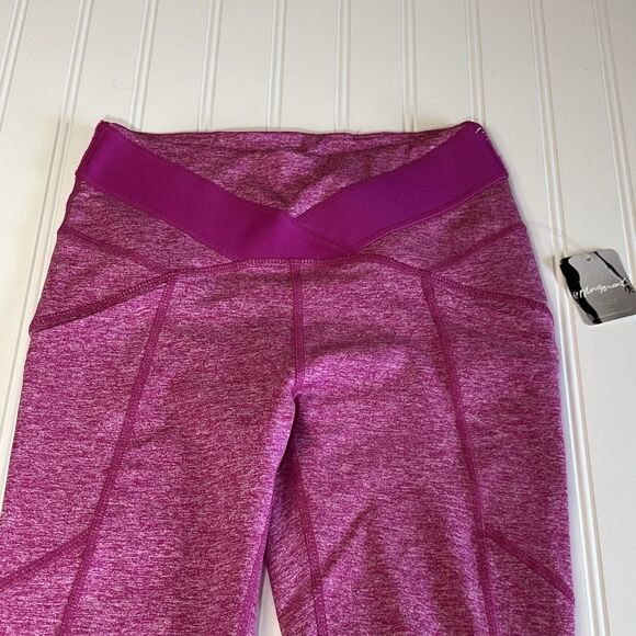 Free People Movement Just Breathe Leggings Hibiscus High Rise Size XS - Picture 3 of 13